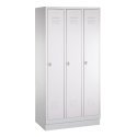 Garderobenschrank "S 2000 Classic" mit 100 mm hohem Sockel 1.800x900x500 mm 3 Abteile