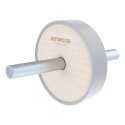 Fitwood™ Ab Wheel "Kjerag" Holz natur/Silber