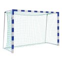 Sport-Thieme Handballtor frei stehend, 3x2 m Verschraubte Eckverbindungen, Blau-Silber