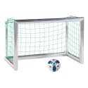 Sport-Thieme Minibut d'entraînement en alu « Professional » Filet inclus, vert (mailles 10 cm), 1,20x0,80 m, profondeur 0,70 m