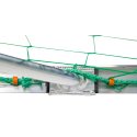Sport-Thieme Minibut d'entraînement en alu « Professional » Filet inclus, vert (mailles 10 cm), 2,40x1,60 m, profondeur 1,00 m