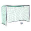 Sport-Thieme Minibut d'entraînement en alu « Professional » Filet inclus, vert (mailles 4,5 cm), 2,40x1,60 m, profondeur 1,00 m