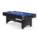Table de billard Sportime « Galant Black Edition » 7 ft, Bleu, Bleu, 7 ft