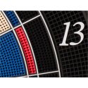Kings Dart Cible de fléchettes électronique « Pro tournoi » Bleu-beige