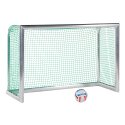 Sport-Thieme Mini-Fussballtor "Professional Kompakt", Alu-Naturblank 1,80x1,20 m, Inkl. Netz, grün (MW 4,5 cm)