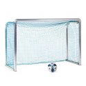 Sport-Thieme Mini-Fussballtor "Protection" 1,80x1,20 m, Tortiefe 0,70 m, Inkl. Netz, blau (MW 4,5 cm)