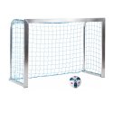 Sport-Thieme Mini-Fussballtor mit anklappbaren Netzbügeln 1,80x1,20 m, Tortiefe 0,70 m, Inkl. Netz, blau (MW 10 cm)