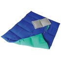 Couverture lourde/lestée Enste 90x72 cm / Vert-Bleu, Enveloppe extérieure coton