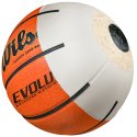Ballon de basketball Wilson « Evolution » Orange-Noir, Taille 7