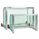 Sport-Thieme Mini-Fussballtor selbstsichernd 1,20x0,80 m, Tortiefe 1,05 m, Inkl. Netz, grün (MW 10 cm)