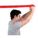Bande de fitness CanDo « Multi-Grip Exerciser Rolle » Rouge, moyen