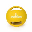 Medecine ball Sport-Thieme « Dual Grip » 3 kg, jaune