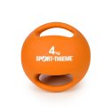 Medecine ball Sport-Thieme « Dual Grip » 4 kg, orange