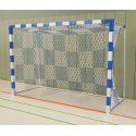 Sport-Thieme Handballtor frei stehend, 3x2 m Verschweisste Eckverbindungen, Blau-Silber