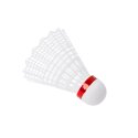 Sport-Thieme Volants de badminton « FlashTwo » Rouge, Rapide, Blanc