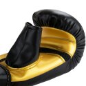 Gant de boxe Super Pro « Victor » Noir-doré, XL