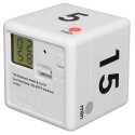 Minuteur TFA « Cube », digital Blanc