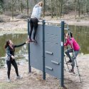 Kompan Outdoor-Fitnessgerät "Hinderniswand mit Kletternetz"