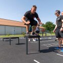 Appareil de fitness en plein air Kompan « Step-Sprung-Kombination »