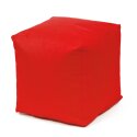Pouf cube Sport-Thieme « Relax » Rouge