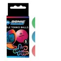 Lot de balles de tennis de table Donic Schildkröt « Colour Popps »