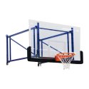 Sport-Thieme Basketball-Wandanlage "Schwenk-und höhenverstellbar" Betonwand, Board aus Sicherheitsglas