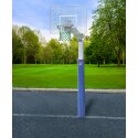 But de basket Sport-Thieme « Fair Play Silent 2.0 » avec filet en corde Hercules Panier « Outdoor » à déclenchement, 120x90 cm