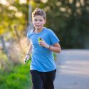 Poignées d’entraînement de course à pied Laufmaus by Dr. med. Schüler Kids, Vert citron