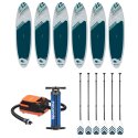 Kit de planches de Stand up Paddle Gladiator « Rental One Size » avec 6 planches 10’6
