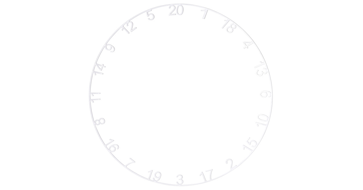 Kings Dart Zahlenring für Dartscheibe "Professional HD" kaufen Sport