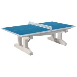 Sport-Thieme Tischtennistisch "Premium" Blau, Langer Fuss, für Fundament