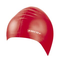 Bonnet de natation en latex Rouge