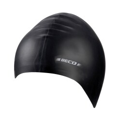 Bonnet de natation en latex Noir