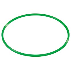 Cerceau de gymnastique Sport-Thieme® en plastique Vert, ø 70 cm