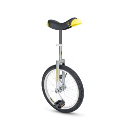 Qu-Ax Monocycle d'extérieur « Luxus » Pneu 20’’ (ø 51 cm), cadre chromé