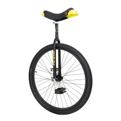 Qu-Ax Monocycle d'extérieur « Luxus » Pneu 26’’ (ø 66 cm), cadre noir