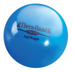 Balle lestée TheraBand « Soft Weight » 2,5 kg, bleu