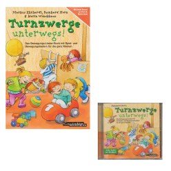 Set Buch + CD "Turnzwerge unterwegs"