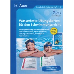 Fiche « Wasserfeste Übungskarten Schwimmen »