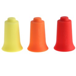 BellaBambi Ventouses « Original Trio » 1x jaune, 1x orange, 1x rouge
