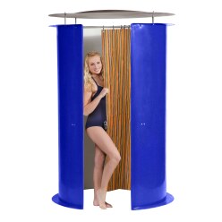 Sport-Thieme Cabine « Plage » Bleu