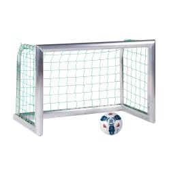 Sport-Thieme Mini-Fussballtor "Professional Kompakt", Alu-Naturblank
