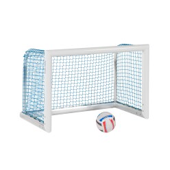 Sport-Thieme Mini-Fussballtor "Professional Kompakt", Weiss-Pulverbeschichtet
