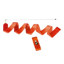 Ruban de gymnastique Sport-Thieme avec baguette « Entraînement » Orange, Fille, 5 m