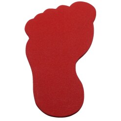 Sport-Thieme Marquage au sol Rouge, Pied, 20 cm