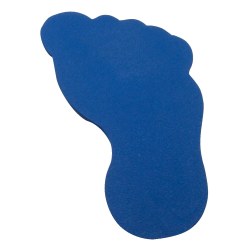 Marquage au sol Sport-Thieme® Bleu, Pied, 19 cm