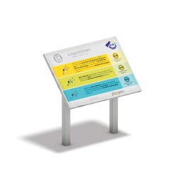 Playparc Info- und Hinweistafel für 4FCIRCLE Stationen, DIN A1