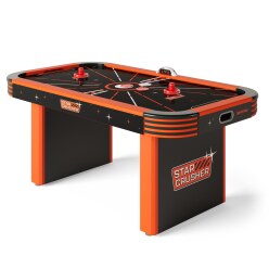 Sportime 6 ft LED-Airhockey-Tisch Star Crusher Orange