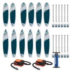 Gladiator Kit de planches de Stand up Paddle « Rental Mix » 3 planches