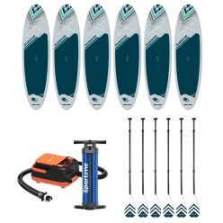 Gladiator Kit de Stand up Paddle « Rental One Size » avec 6 planches